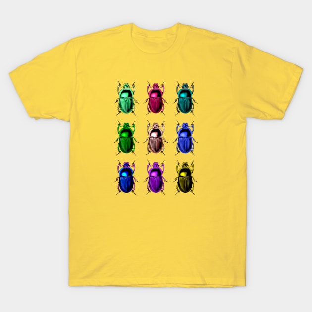 Cosmic Scarabs T-Shirt by TheDaintyTaurus